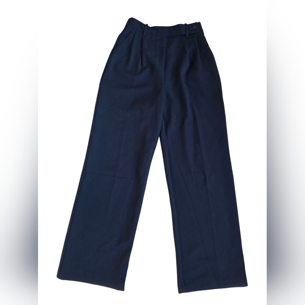 Oak + Fort Black Trouser Pants Size 8